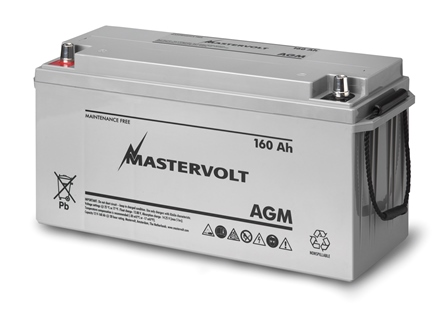 Mastervolt 6-12V AGM batterier (55-400Ah)
