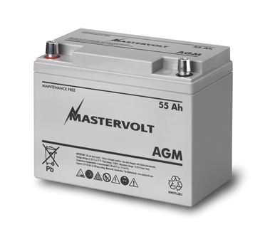 Mastervolt 6-12V AGM batterier (55-400Ah)