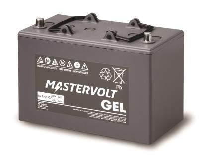 Mastervolt 12V GEL batterier (25-200Ah)