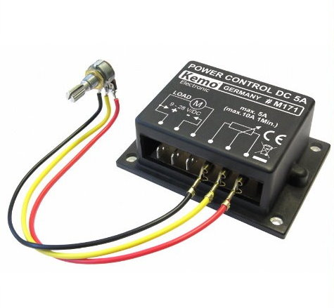 PWM Power control 9 - 28 V/DC, max. 10 A