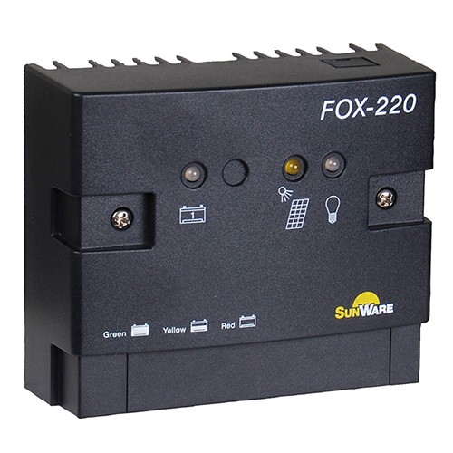Solar Charge Controller Sunware FOX-220, 20A/12V, 24V