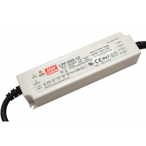 LED strømforsyning LPF-60D-12 Dimmable