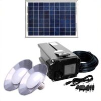 Solar PV system 5-55W for boat, caravan, cottage