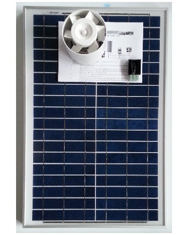 Ventilation kit with solar module KCVR20