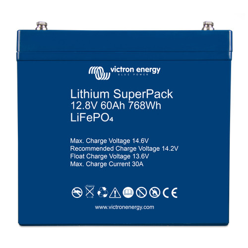 Battery Lithium Victron Superpack 12,8V60Ah (M6)