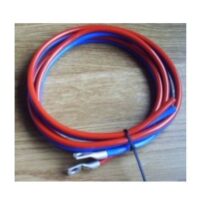 Battery cable 2 x 6mm² - 1.5m, red black