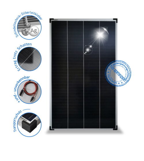 150W24V Solar module PV-150-M-72SH, monocrystalline, Schindel