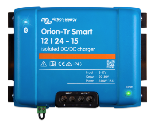 DC DC charger Victron Orion-Tr Smart 12 24-15A (360W), isolated