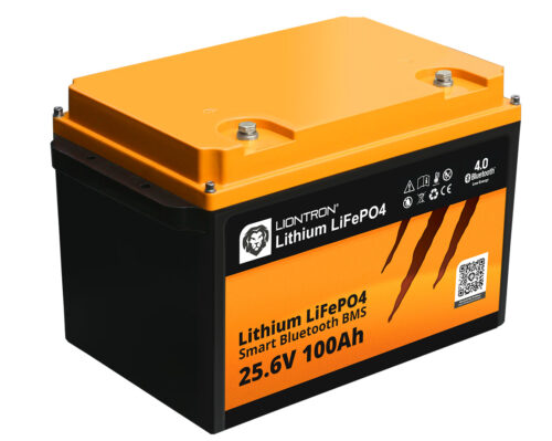 LIONTRON LiFePO4 25.6V 100Ah LX Smart BMS with Bluetooth