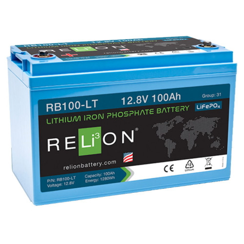 Battery Lifepo4 Relion 12,8V100Ah