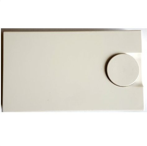 Box with white lid and white button - Bernic Series 600